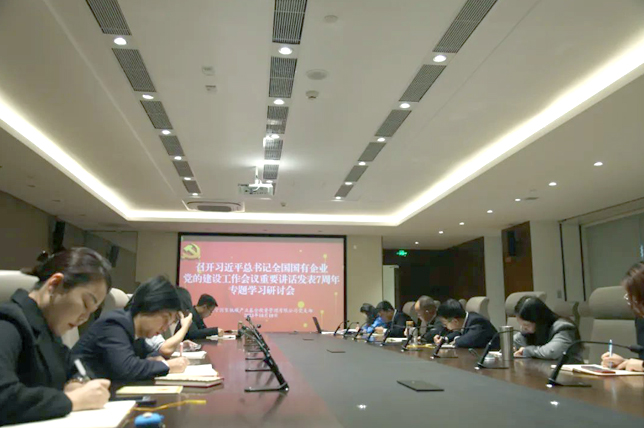 低碳基金公司党支部组织召开“党建引领促发展，凝心聚力谋改革”专题学习研讨会