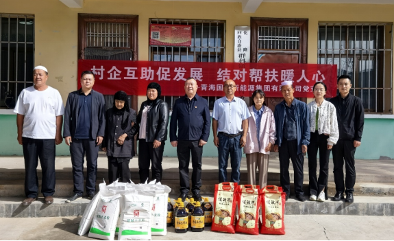 青海国晟党支部赴乙沙二村开展帮扶慰问